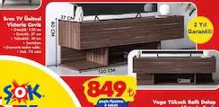 BROS TV ÜNİTESİ VİCTORİA CEVİZ BROS TV ÜNİTESİ VİCTORİA CEVİZ
